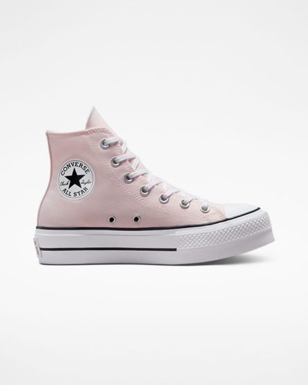 Topanky Na Platforme Converse Chuck Taylor All Star Lift Platene Vysoke Damske Ruzove Biele Čierne | SK 5UWDR8